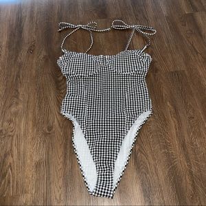 🤍 Gingham One Piece Bathing Suit 🤍